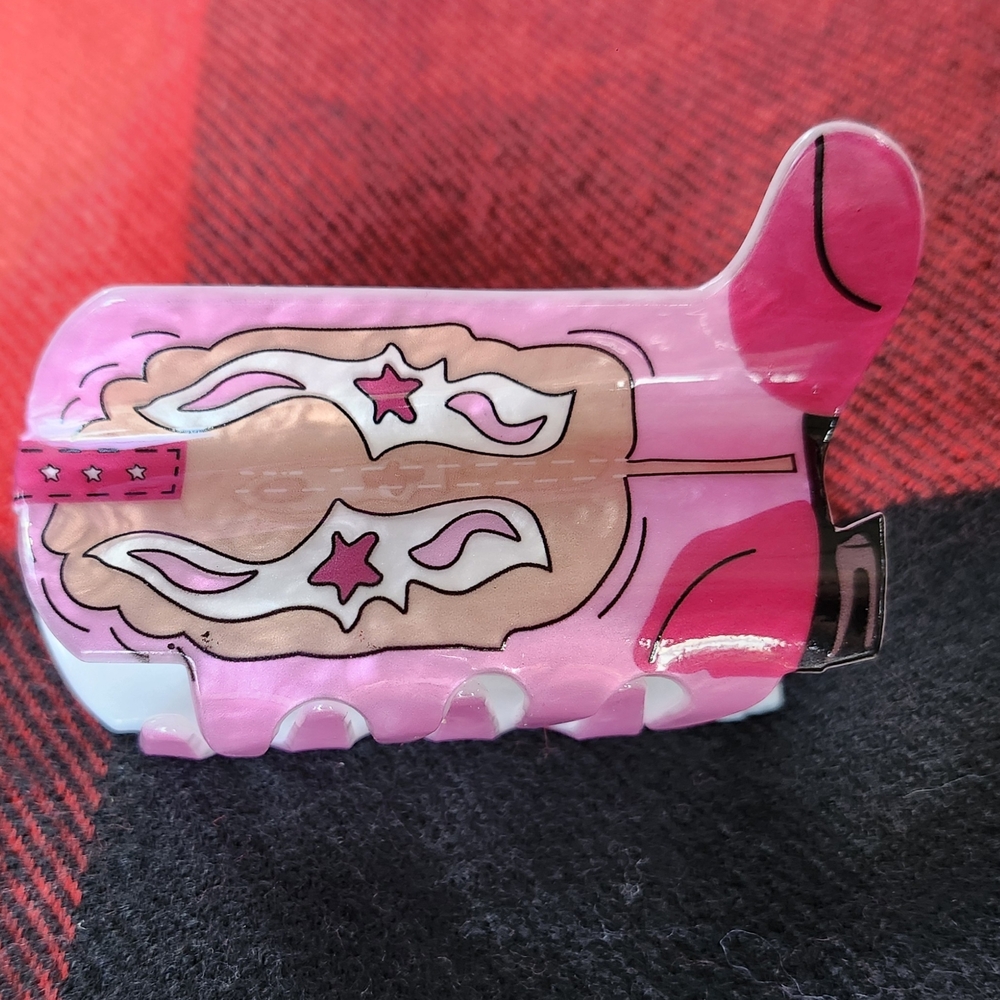 Cowgirl Boot Claw Clip